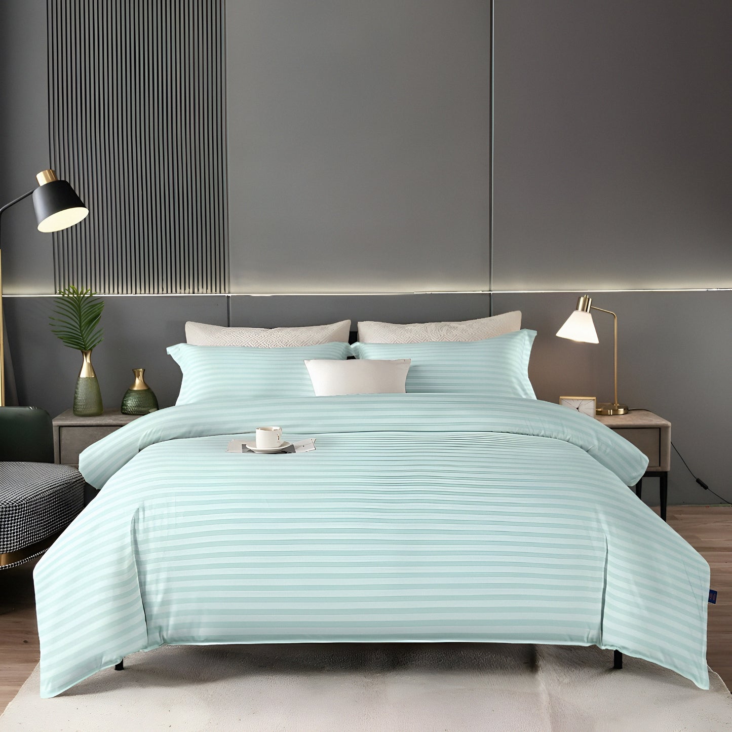 Luxury Plain Mix Cotton Bedsheet - Hotel Quality Collection