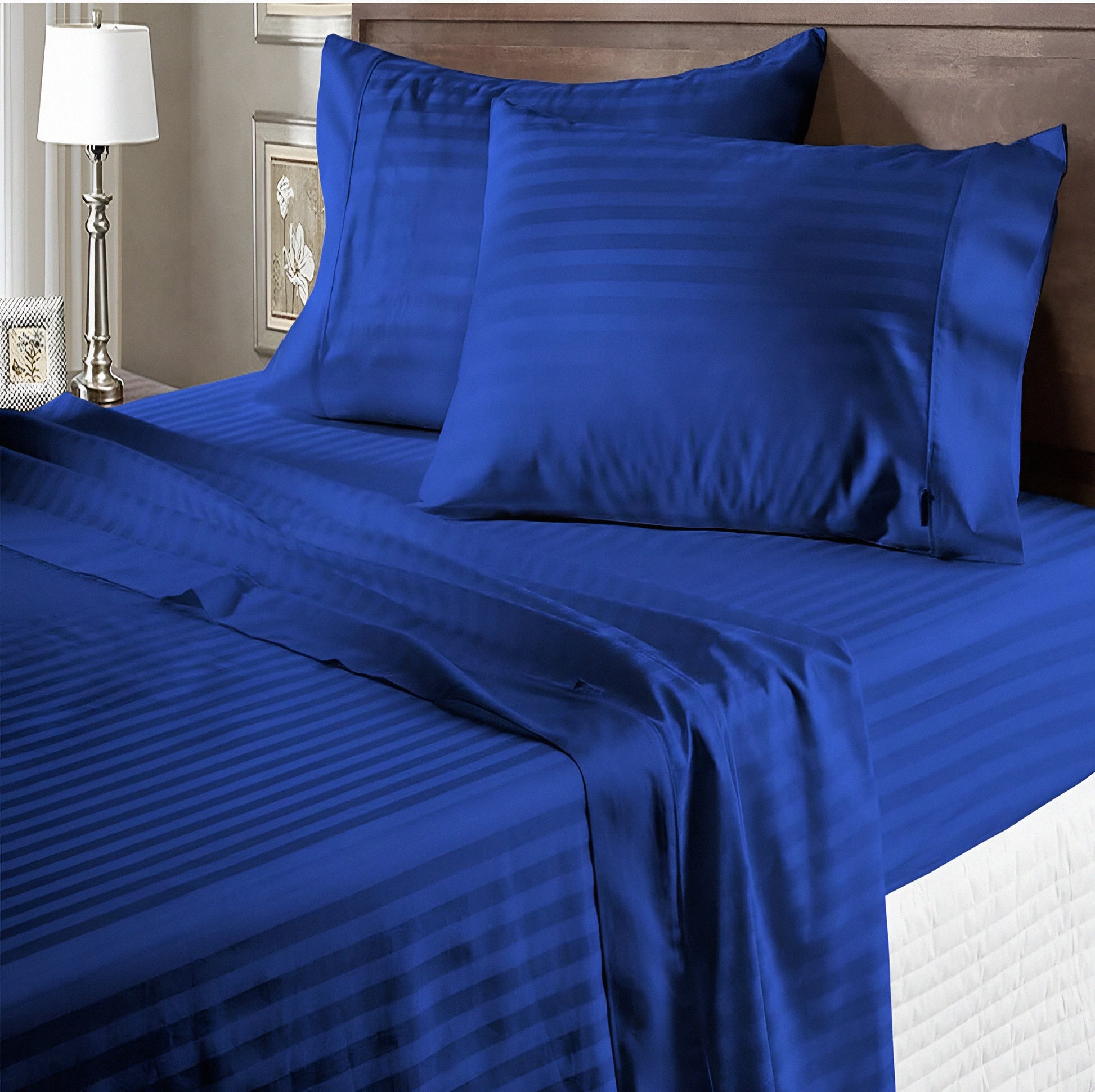 Elegant Solid Light Blue Bedsheet for Bedroom Decor