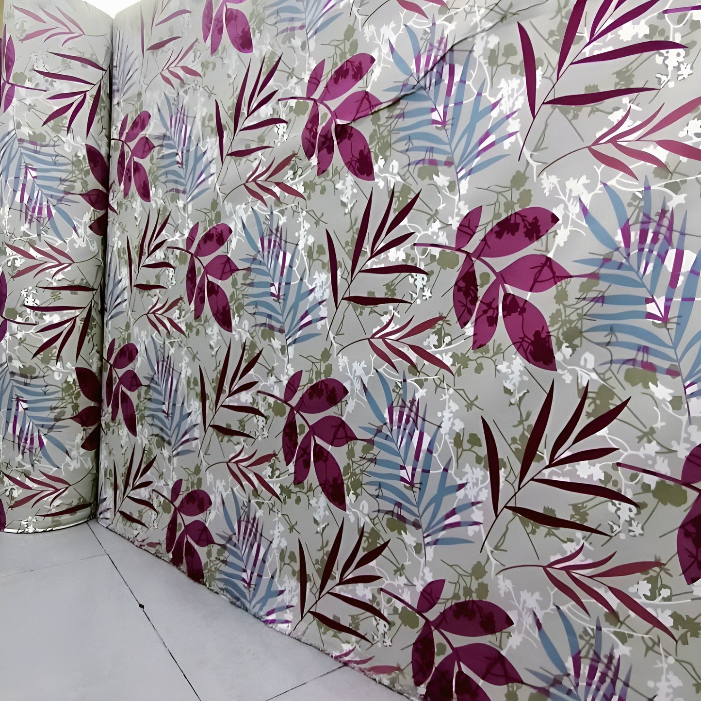 Wholesale bedsheet leaf print design in uae