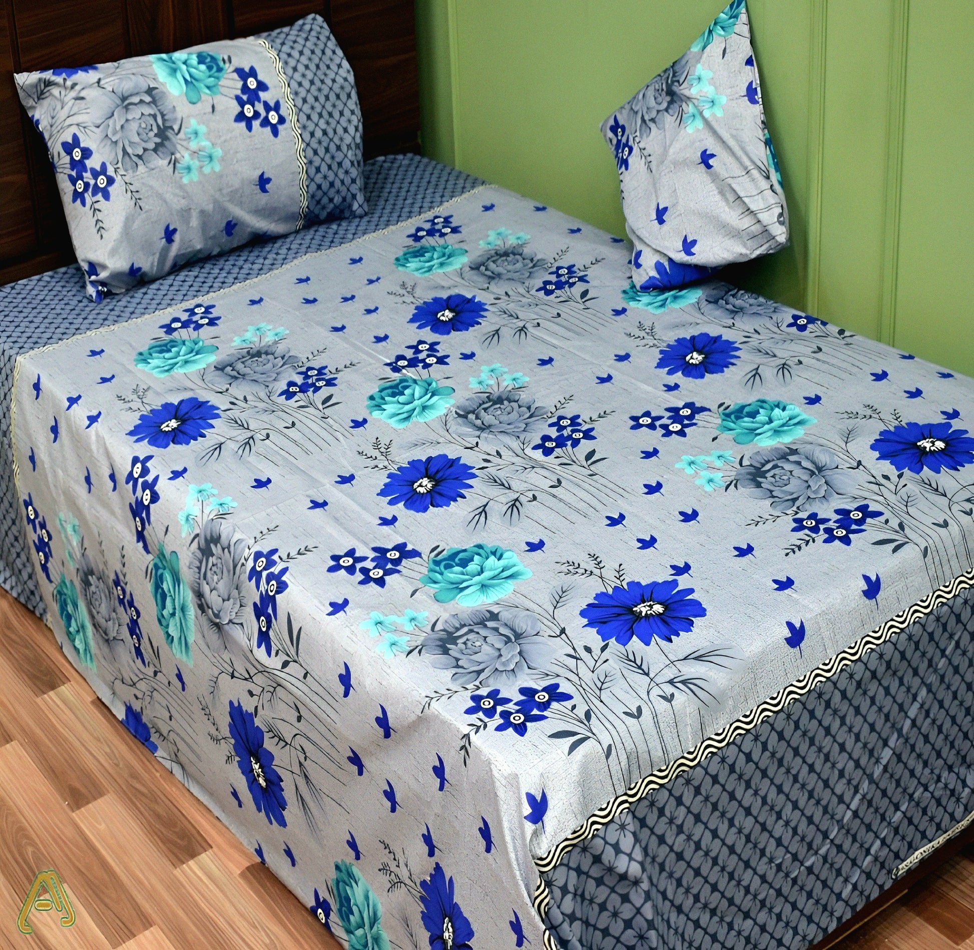 Soft wholesale bedsheet in floral design for all sizes