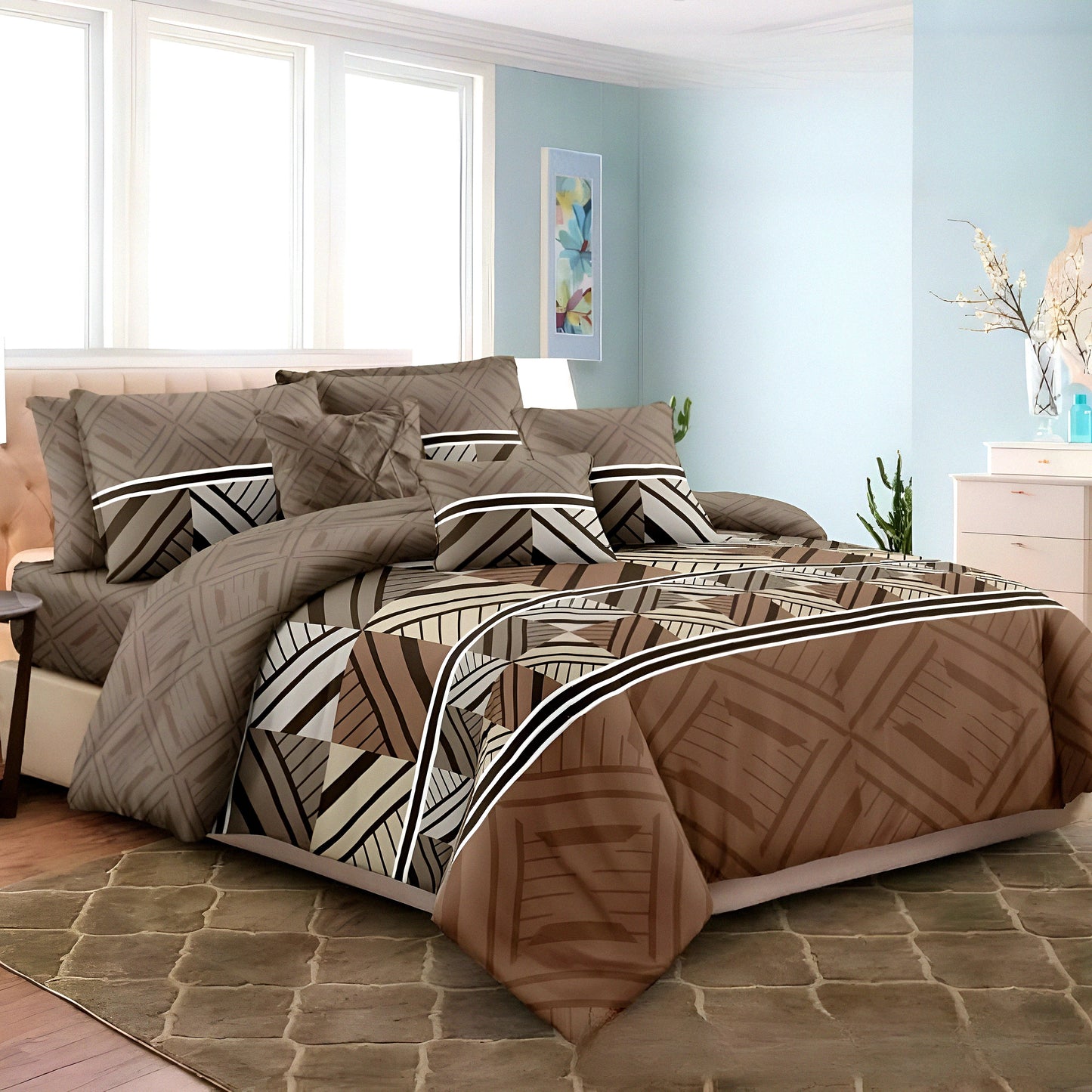 Luxury bedsheet with pillow covers in uae all sizes are available 