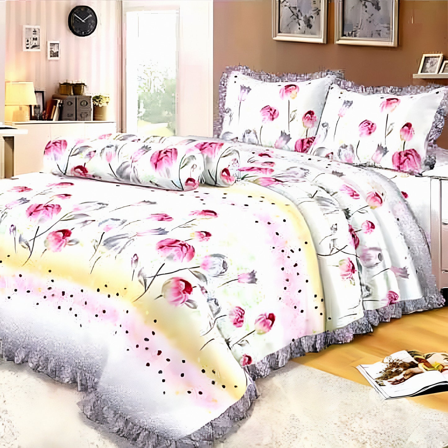 Luxury bedding set for bedroom decor in uae